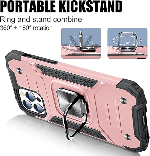 Miniatura 68 de JAME Funda para iPhone 12 Pro Max con protectores de pantalla, 2 unidades, protección contra caídas de grado militar, fundas protectoras