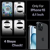 Vista 556 de TOCOL Funda magnética para iPhone 15 Pro Max, protección completa mejorada de la cámara, compatible con Magsafe, protección contra caídas, funda