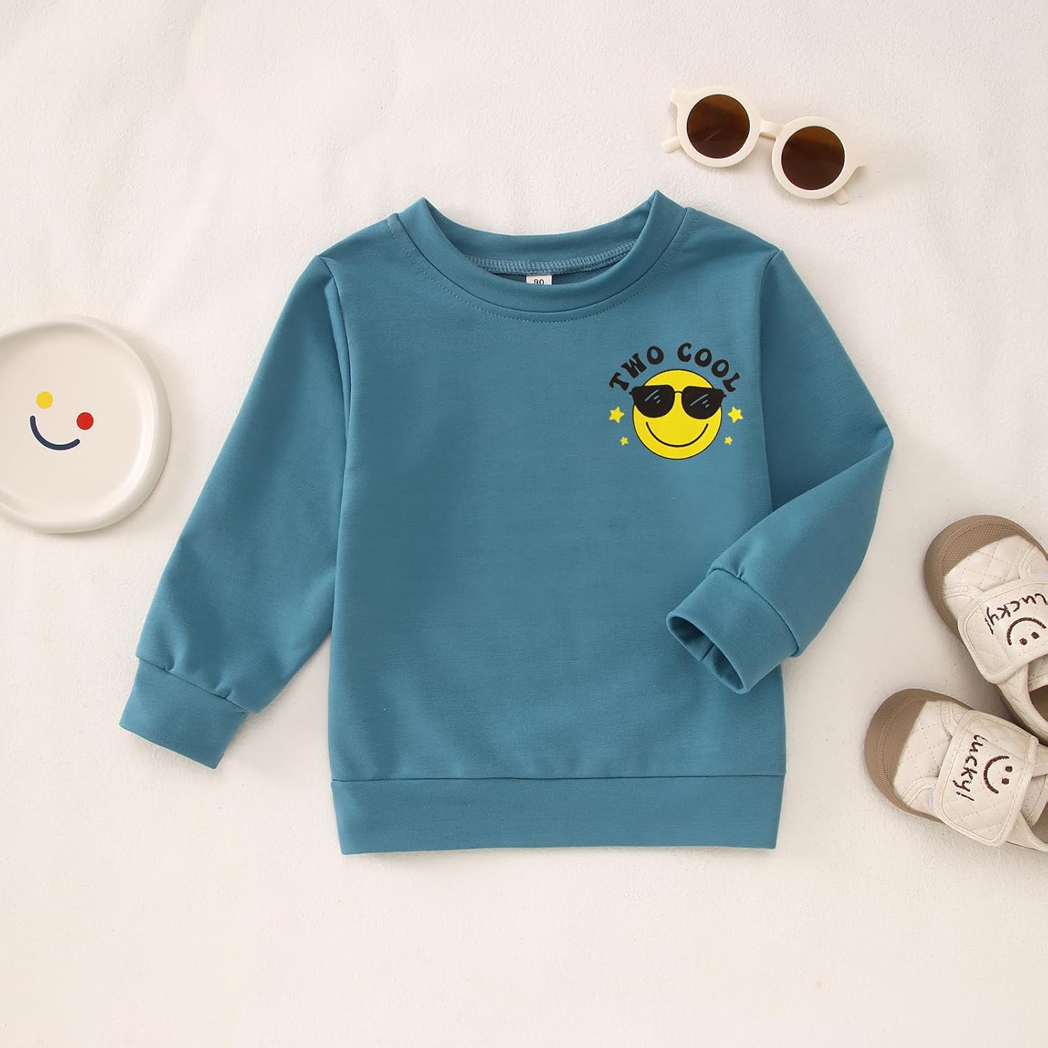 IZYJOY Two Cool Birthday Sweatshirts 2nd Birthday Boy Outfit Toddler Baby Second Bday 2 Year Old Long Sleeve Pullover Shirt - Image 6