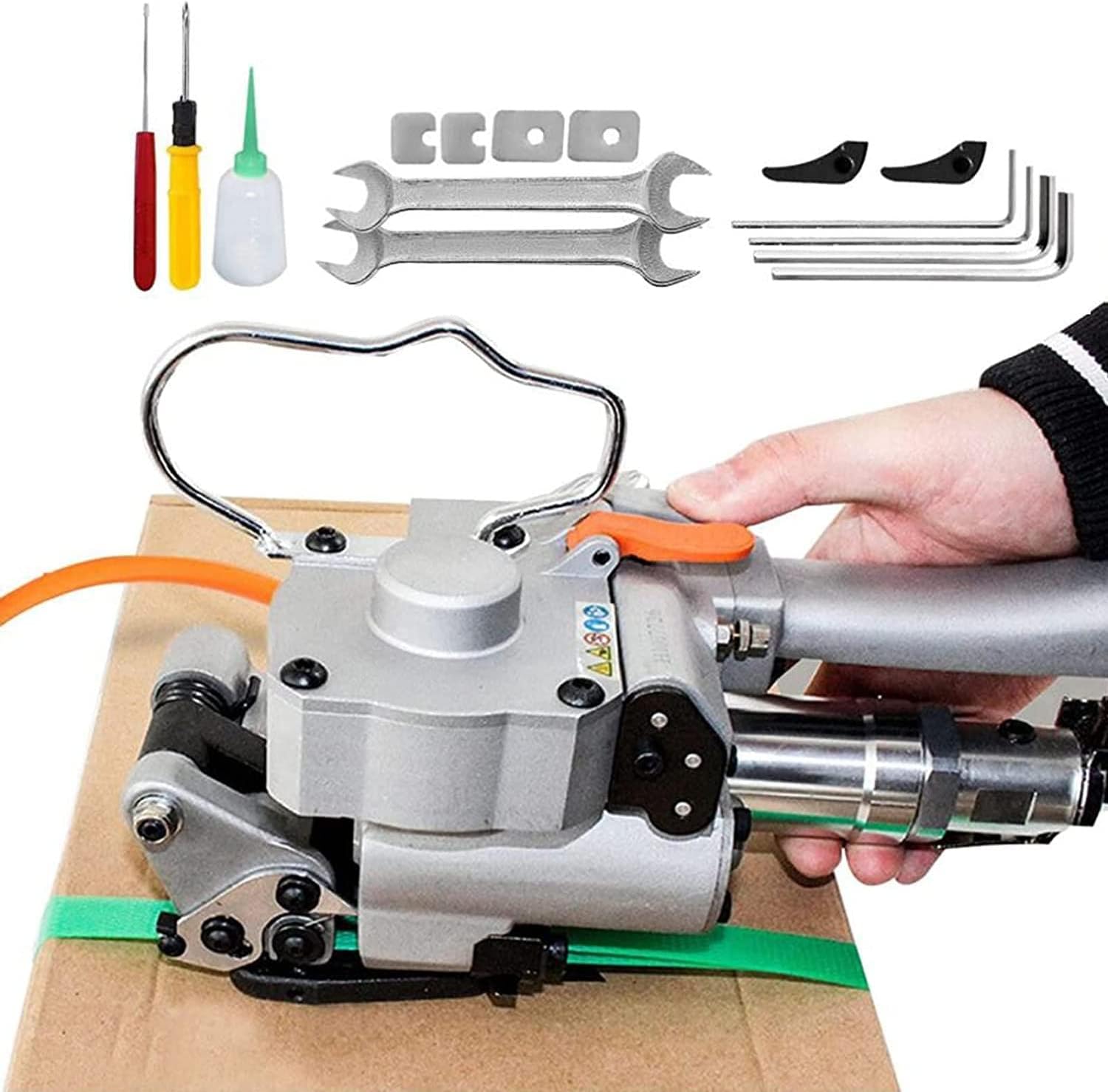 Pneumatic Strapping Machine Portable Pneumatic Strapping Machine Strapping Machine for Welding of Strappings Packaging Strapping Machine Heat Welding