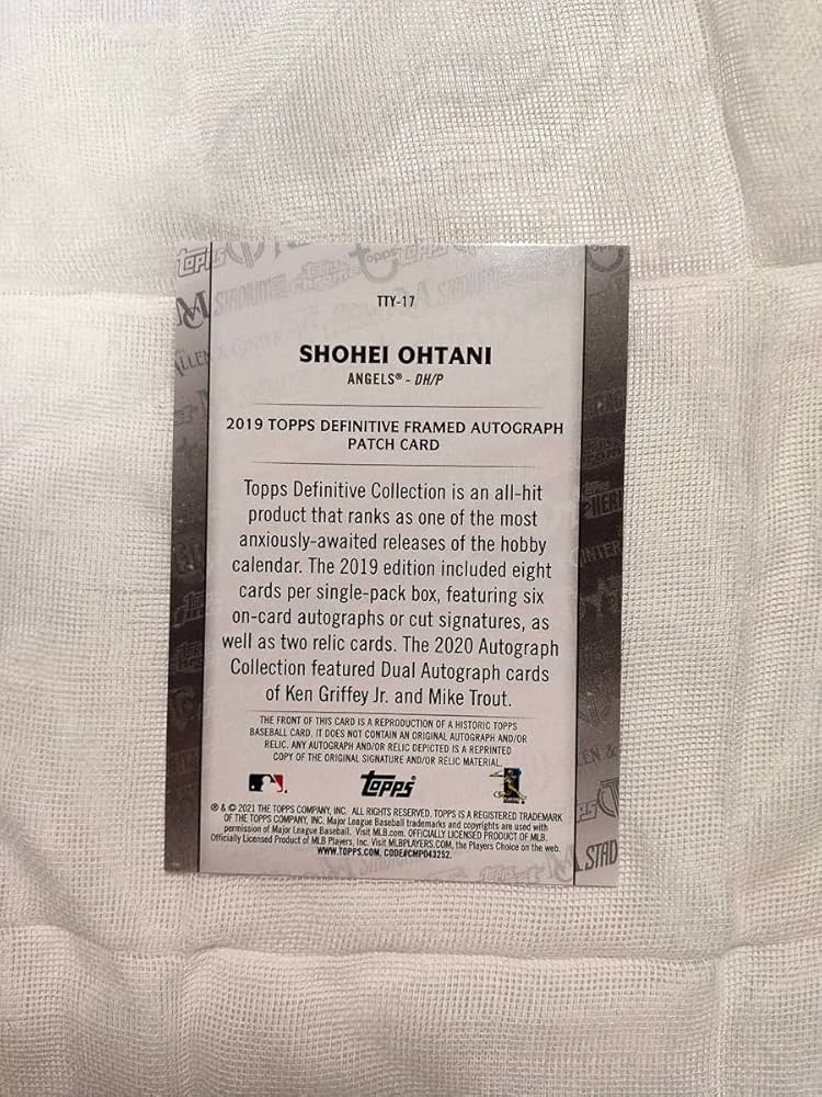 Amazon | Topps 大谷翔平 THROUGH THE YEARS TTY-17 SHOHEI OHTANI