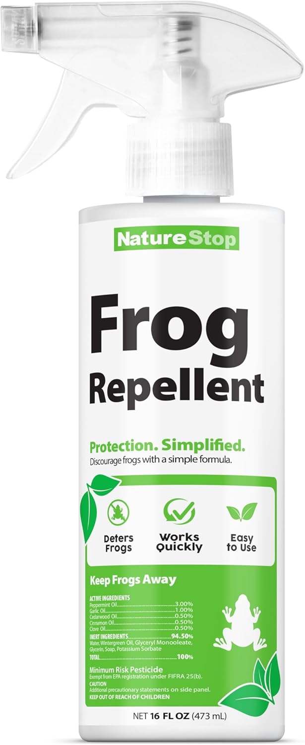 Eco-Friendly Frog & Toad Repellent Spray – 16 oz (475mL)
