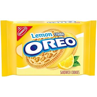 OREO Lemon Creme Sandwich Cookies, 15.25 oz