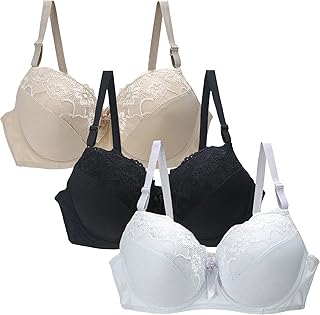 YIzdegg Brasier de encaje para mujer, talla 34/75, 36/80, 38/85, 40/90, 42/95, 44/100, sujetador de encaje sexy para mujer, lencería, tallas grandes, top de encaje