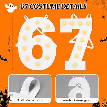 67 Couple Costume, Halloween Fun Outfit