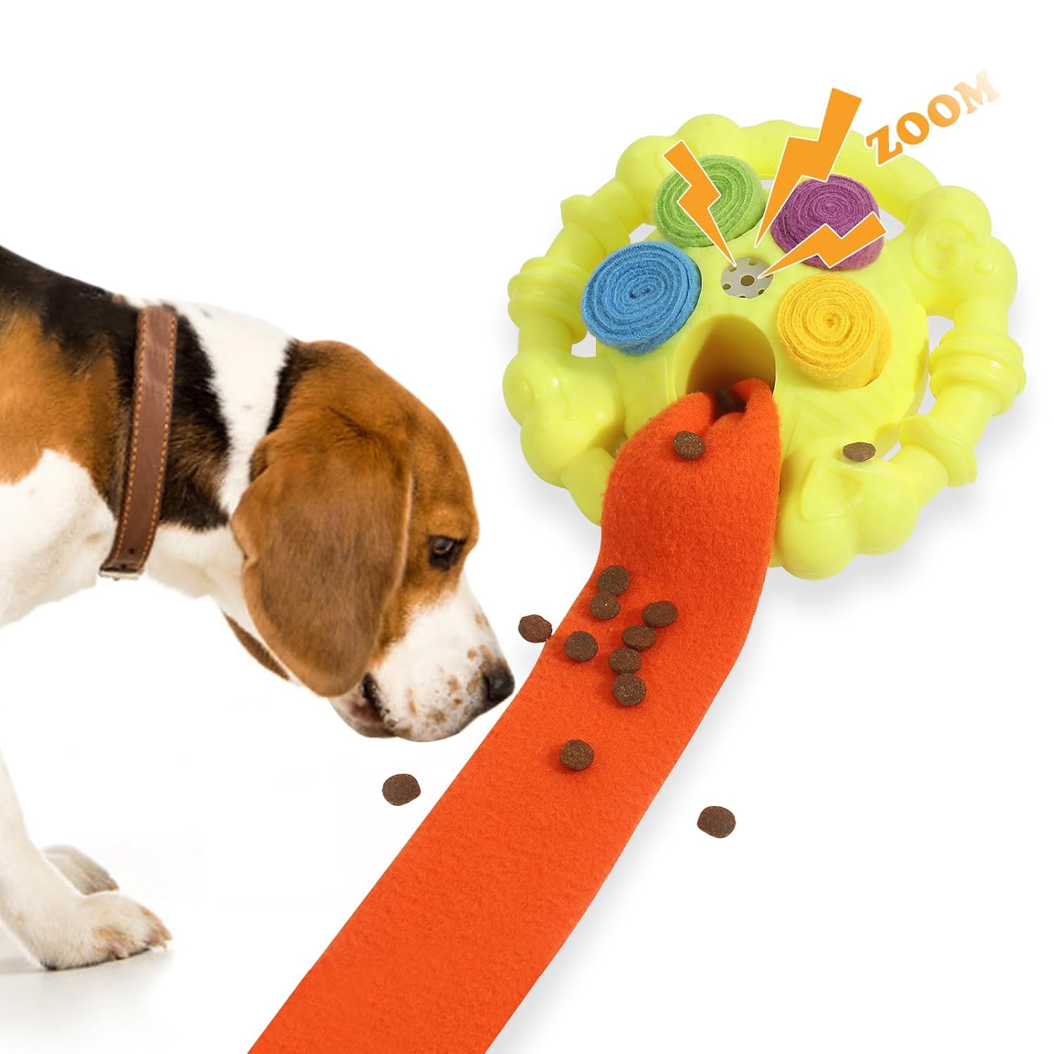 Snuffle Ball for Dogs Interactive Dog Toys Encourage Natural Foraging Skills Slow Food Training to Relieve Boredom and