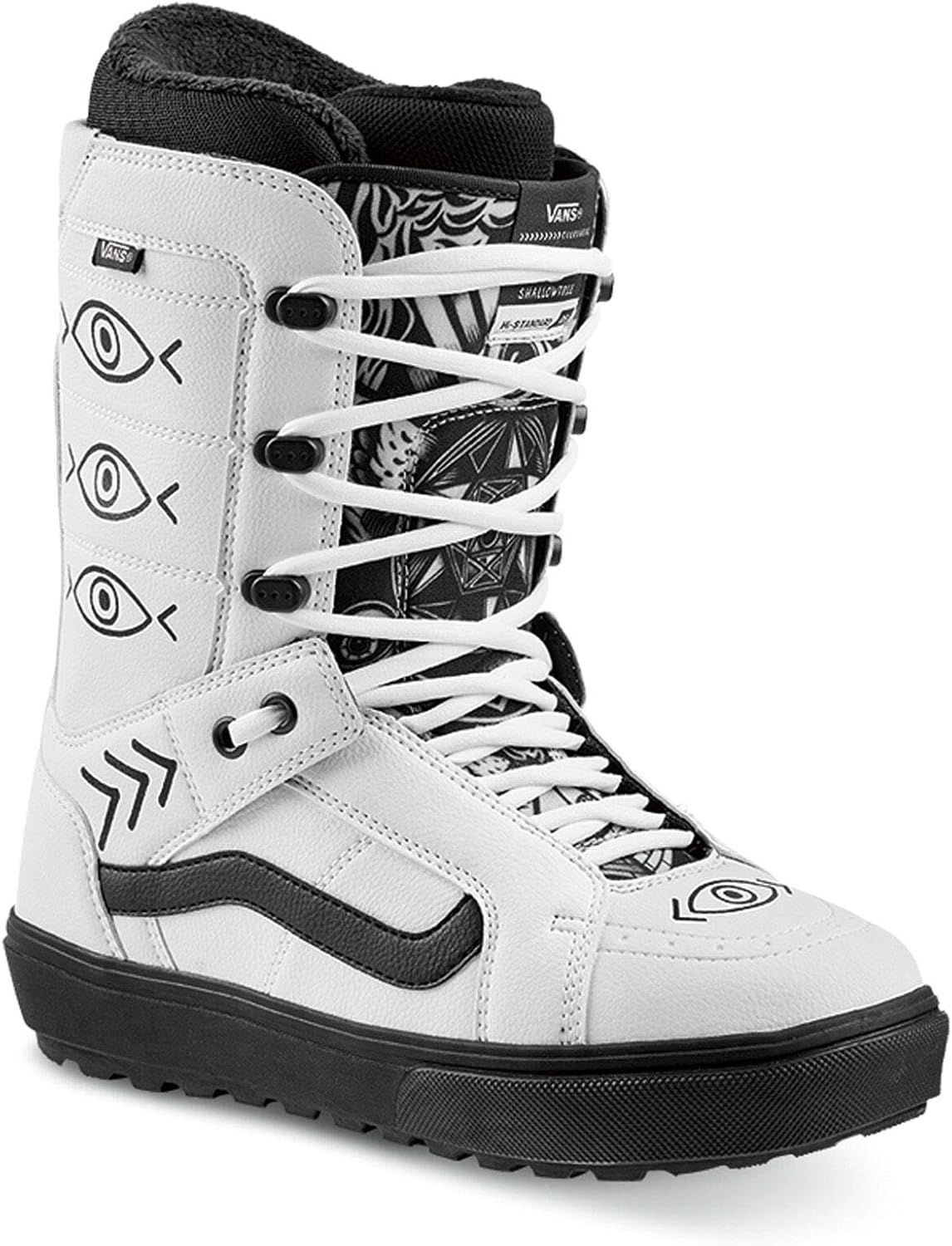 Vans HiStandard OG Men's Snowboard Boots (White/Black, 7