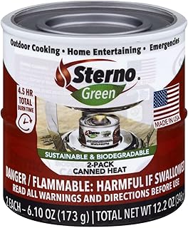 Sterno Group The 20366 2PK 7OZ Can Heat Fuel - Quantity 1