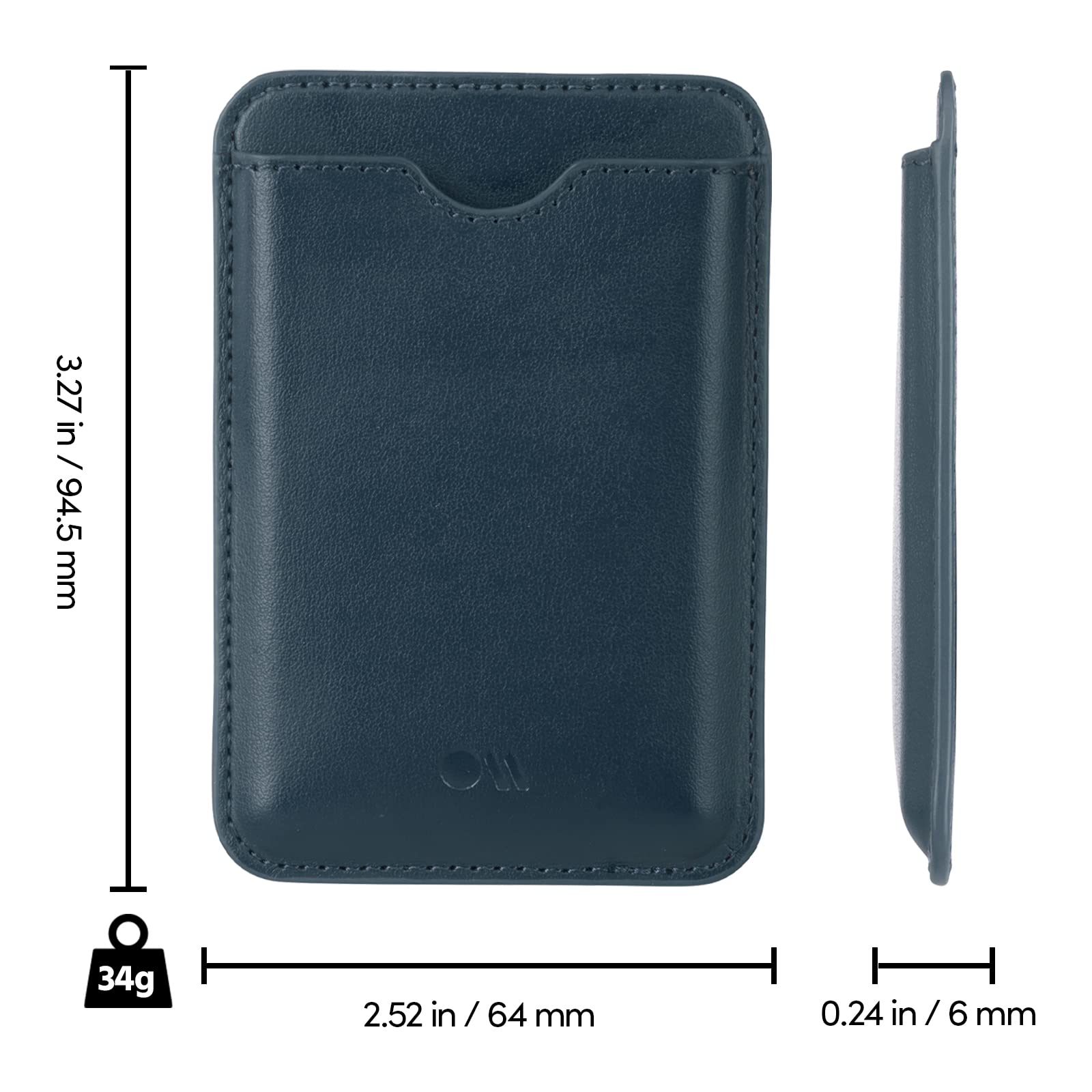 Case-Mate Magnetic Wallet For IPhone [Card Holder] Vegan Leather MagSafe Case [Holds Up To 3 Cards]- Detachable Magnetic Phone Wallet - For IPhone 17 Pro Max/16 Pro Max/15 Pro Max/14/13 - View #5