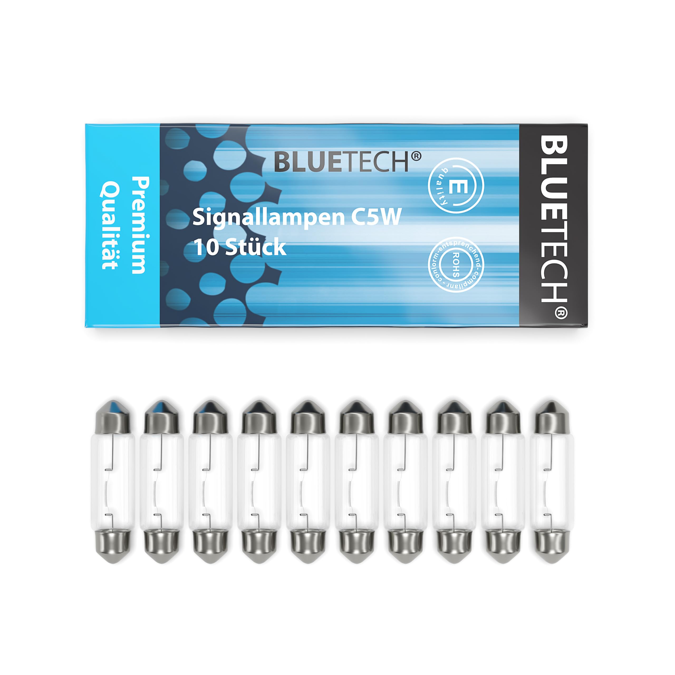 BLUETECH 110 STÜCK HOBBY SPARSET KFZ Beleuchtung Birne Auto Lampe Glühlampen LONGLIFE.Mit STVO Zulassung