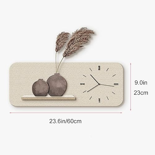 Miniatura 2 de Living Room Decoration Wall Clock, Modern Minimalist Restaurant Decoration Painting Table Hanging Wall Clock(60 * 23)