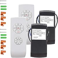 Vista 15 de LPHUMEX Kit universal de control remoto para ventilador de techo, motor de CA 3 en 1, temporizador de luz y control remoto de velocidad