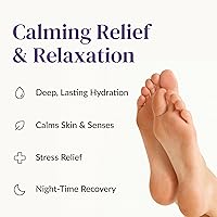 Vista 3 de Epielle Relaxing Foot Mask 6 Pairs, Soften and Restore with Melatonin & Lavender Extract, Deep Moisturizing Socks for Dry, Cracked Feet, Self Care