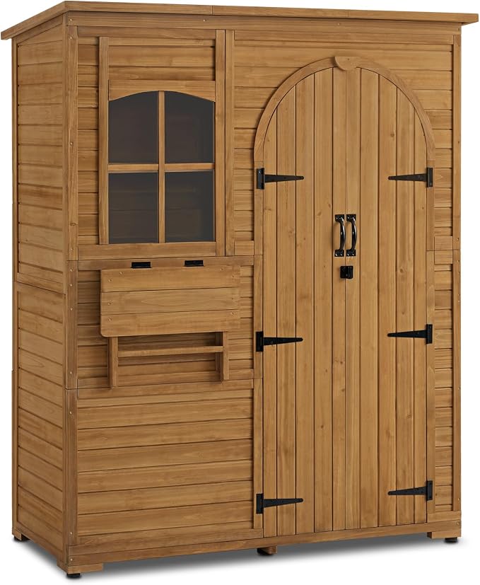 Avis Armoire de Jardin Bois MCombo 144×185 cm : Le verdict de notre algorithme
