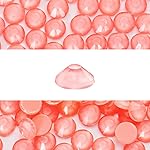 Novani 3000 Pieces Flatback Rhinestones Glass Round Gems Mocha Lt.red Crystals for Nail Art DIY Crafts Clothes Shoes,SS8,2.3-2.5mm