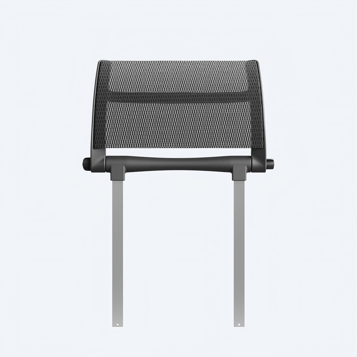 O Series Adjustable Footrest for O1/O2/O3 Ergonomic Chairs, Retractable – Black & Grey (Black)