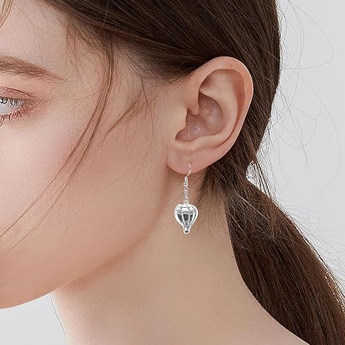 Miniatura 5 de TENDYCOCO Colgantes de joyería con forma de globo de aire caliente, dijes, accesorios de fabricación de joyas para pulsera, collar, 10 unidades,