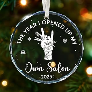 Hairdresser Gifts for Women - Hairstylist Christmas Ornaments, Best Gift Ideas for Female Hairdressers, Unique Hair Stylist Decor, Perfect Presents for The Season, Ideal Appreciation for Hairdressers