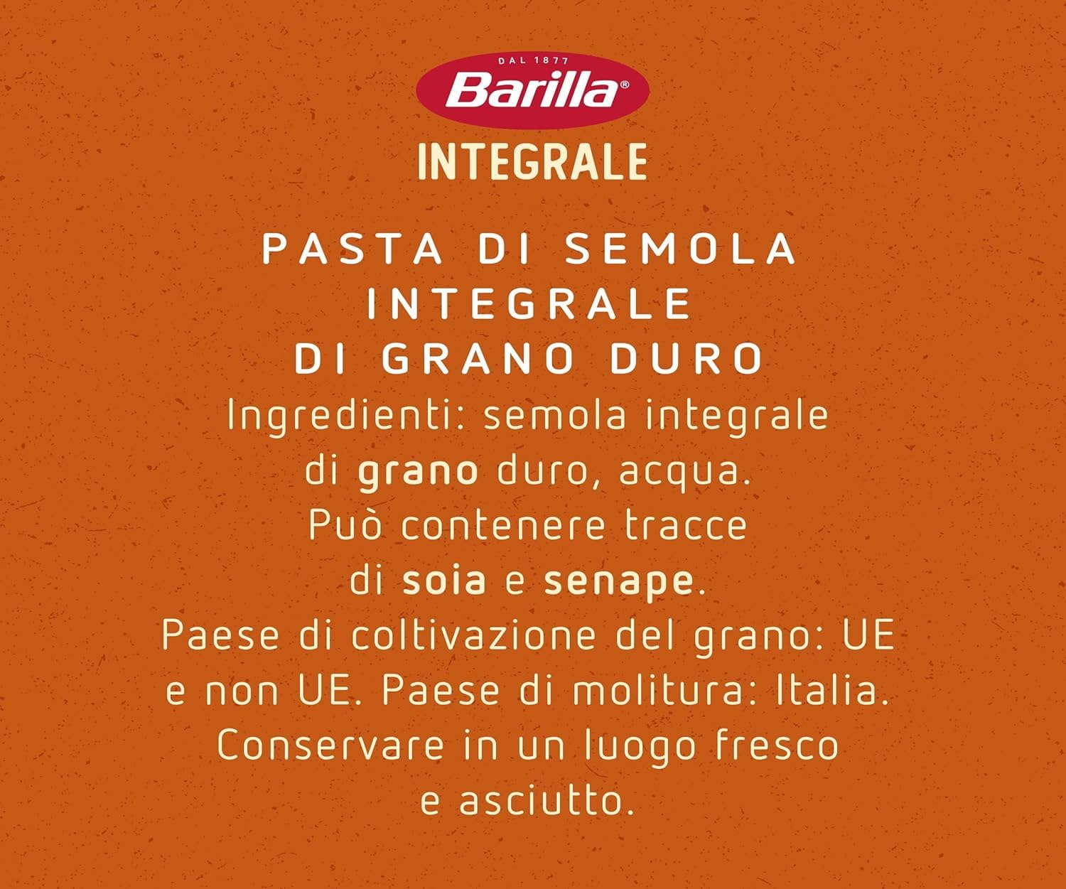 Italian Gourmet Linguine integrali pasta italiana Vollkorn 30 x 500g Nudeln | 100% Hartweizen, reich an Ballaststoffen, cottura 9 minuti, ideale per, Gesamtnettogewicht 15 kg + Kostenlos Polpa 400g