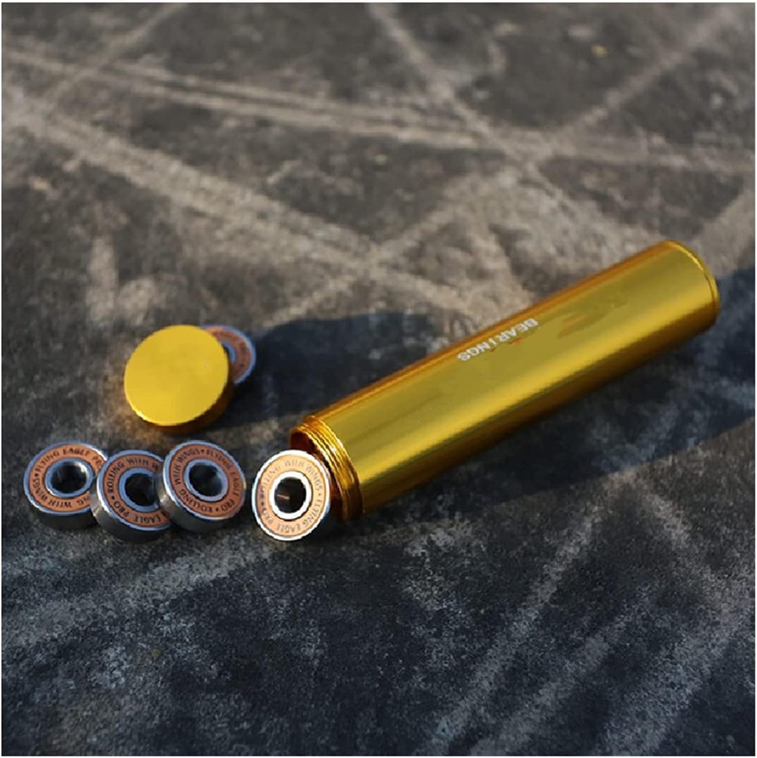 Bearings Pro Rolling with Wings Bearing ILQ-11 Level 608RS 16Pcs Professional Bearings 608 for Inline Slalom Skates