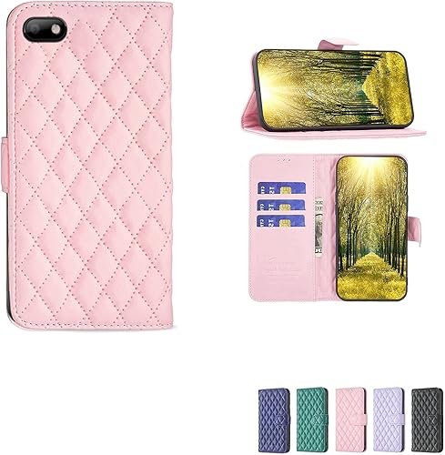 Miniatura 1 de Funda para Kalley Element 5 Plus compatible con Kalley Element 5 Plus Funda para teléfono Funda con función atril para mujer, billetera rosa