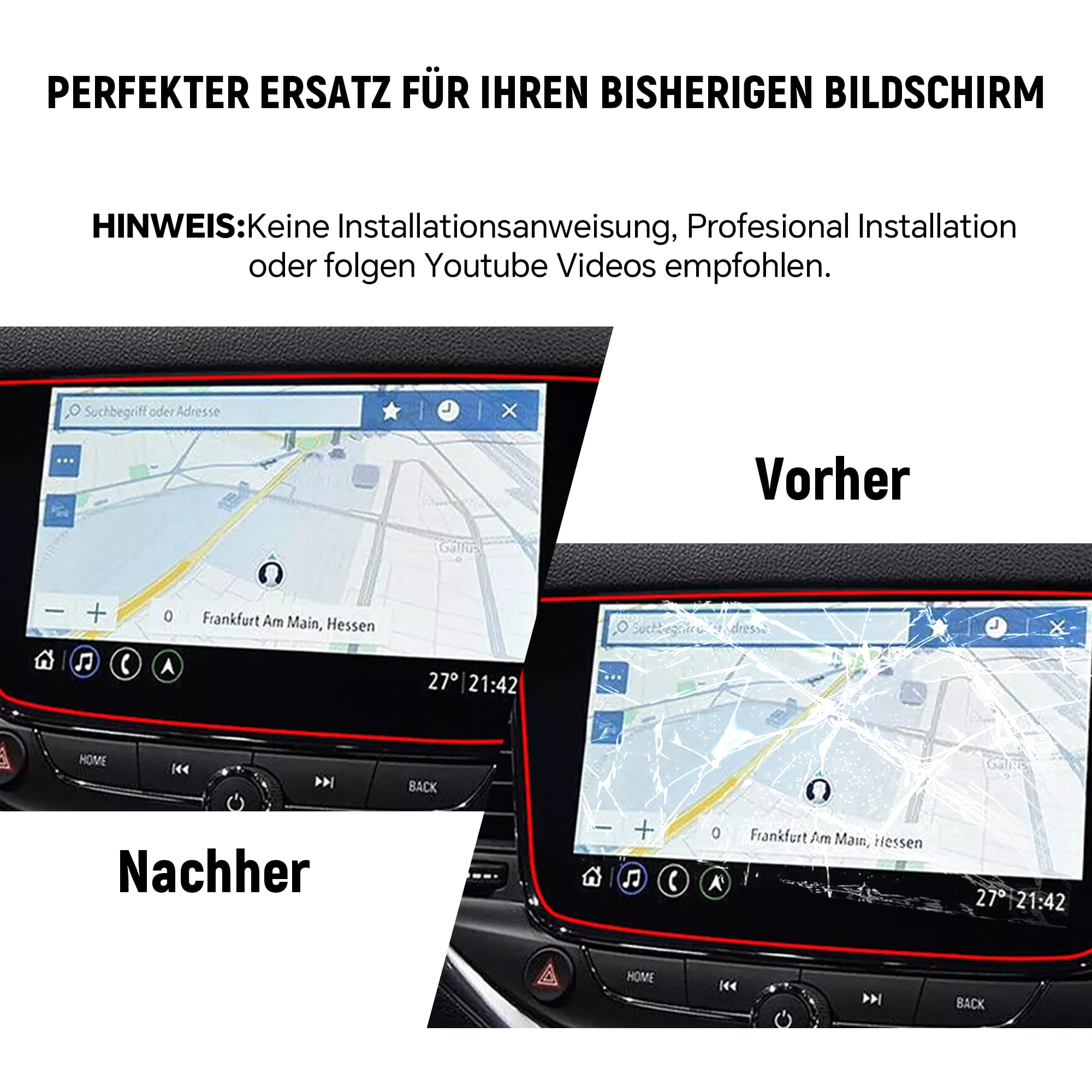 Display LCD Touch Screen per Opel Astra k Vauxhall Navi 900 Monitor GPS Navigation Digitalizzatore con telaio Auto LQ080Y5DZ06 LQ080Y5DZ10