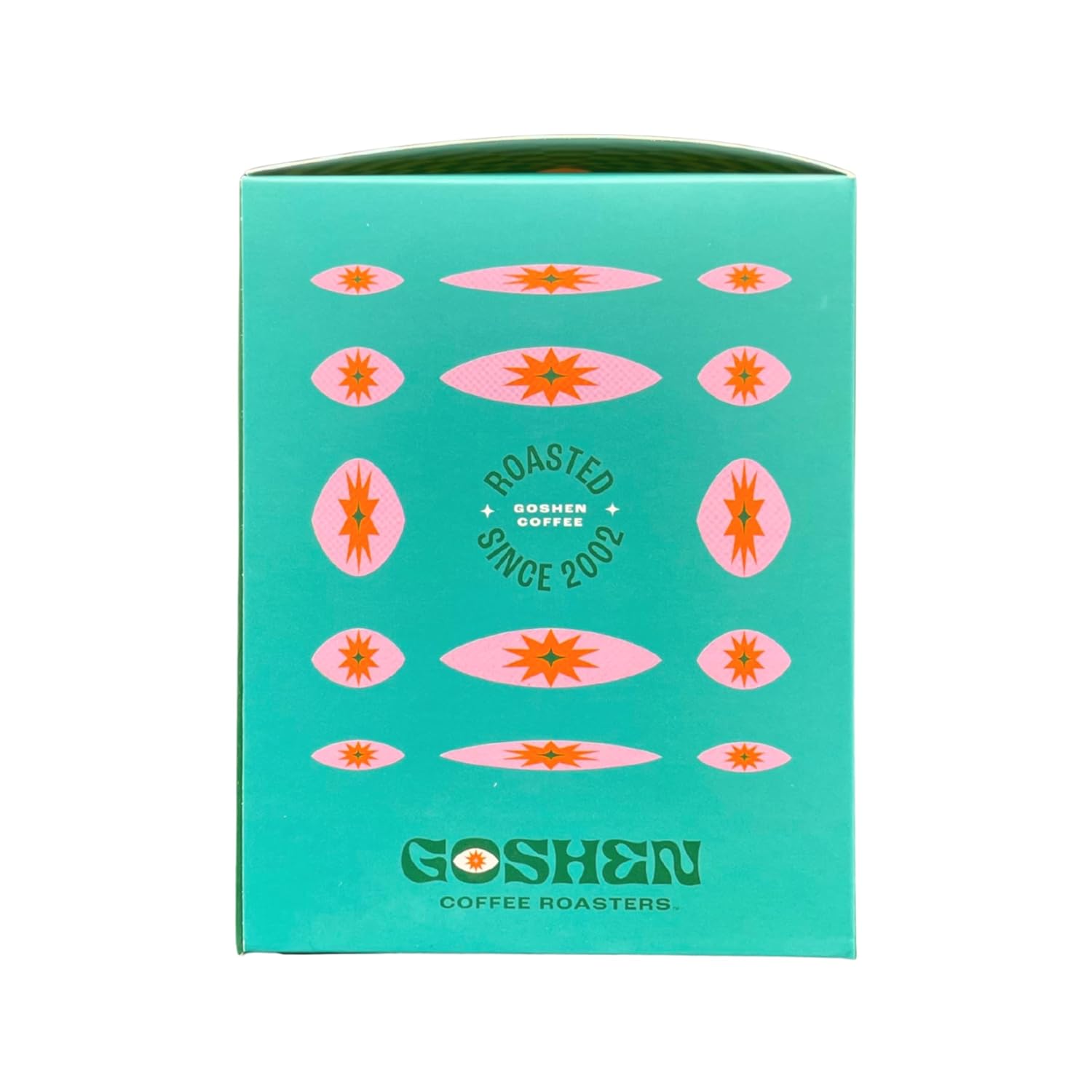Goshen Coffee Roasters Single Serve Black Dog Espresso Blend | Dark Roast Roast | Roasted Nuts, Molasses, Dark Cocoa Flavors | 8 CT 4 Oz "Steeped" Single Serve Quick-Brew Coffee Bags