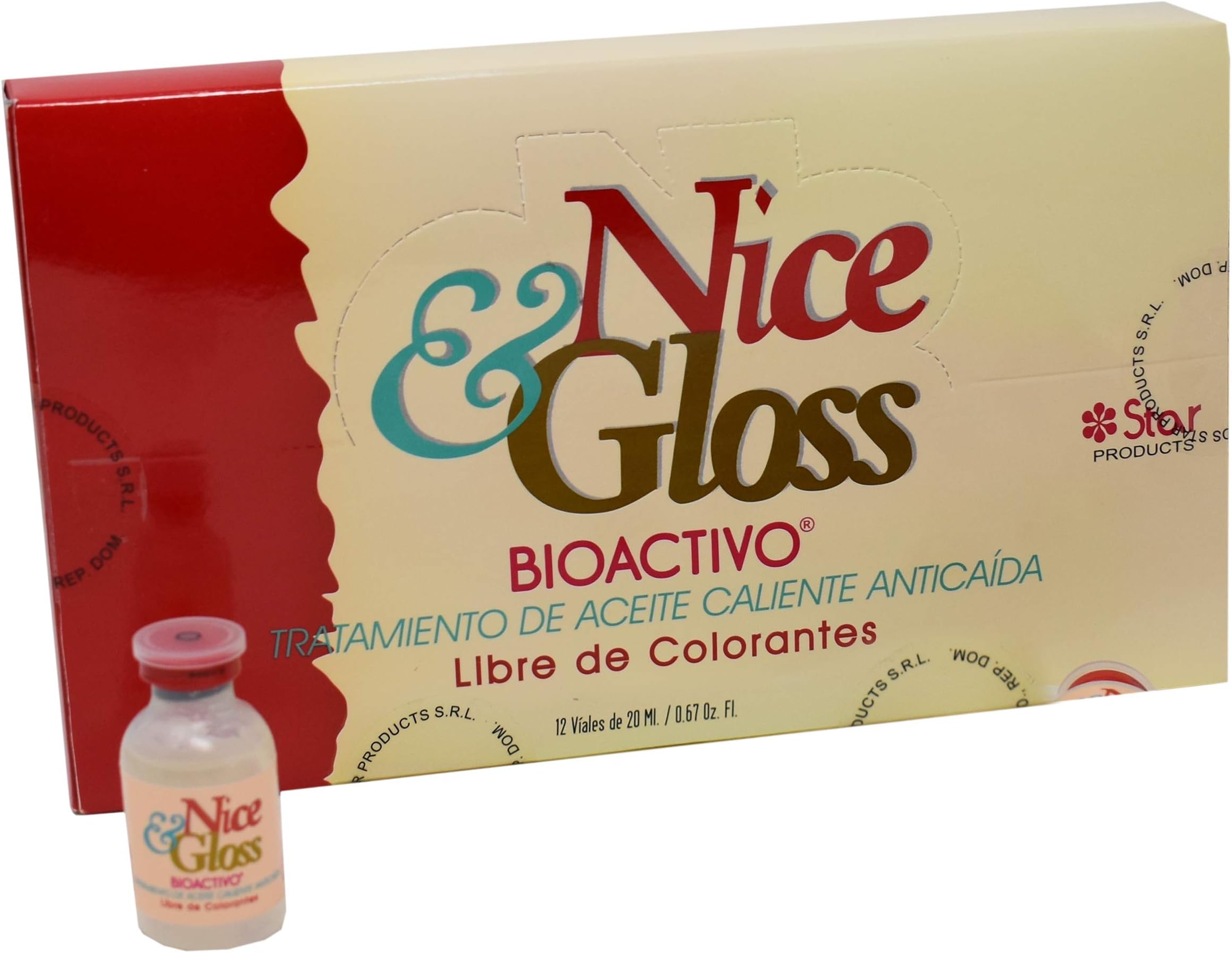 Star Nice and Gloss Hot Oil Treatment 12 Amps.