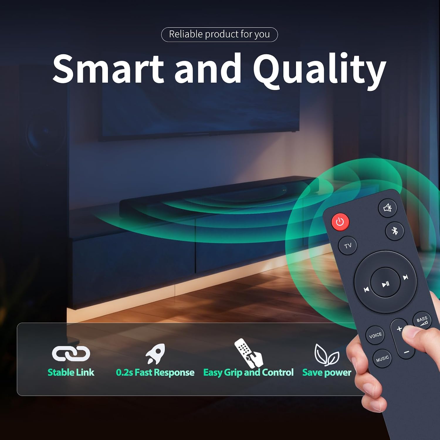 Replacement Remote Control for JBL Cinema SB550 SB510 3.1 Channel Soundbar image 3