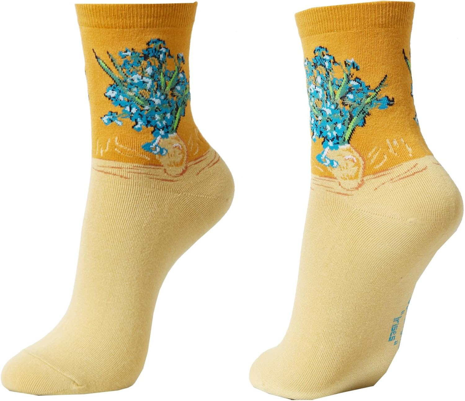 OSABASA Womens Art Patterned Casual Crew Socks 1 or 4 or 5 Pack