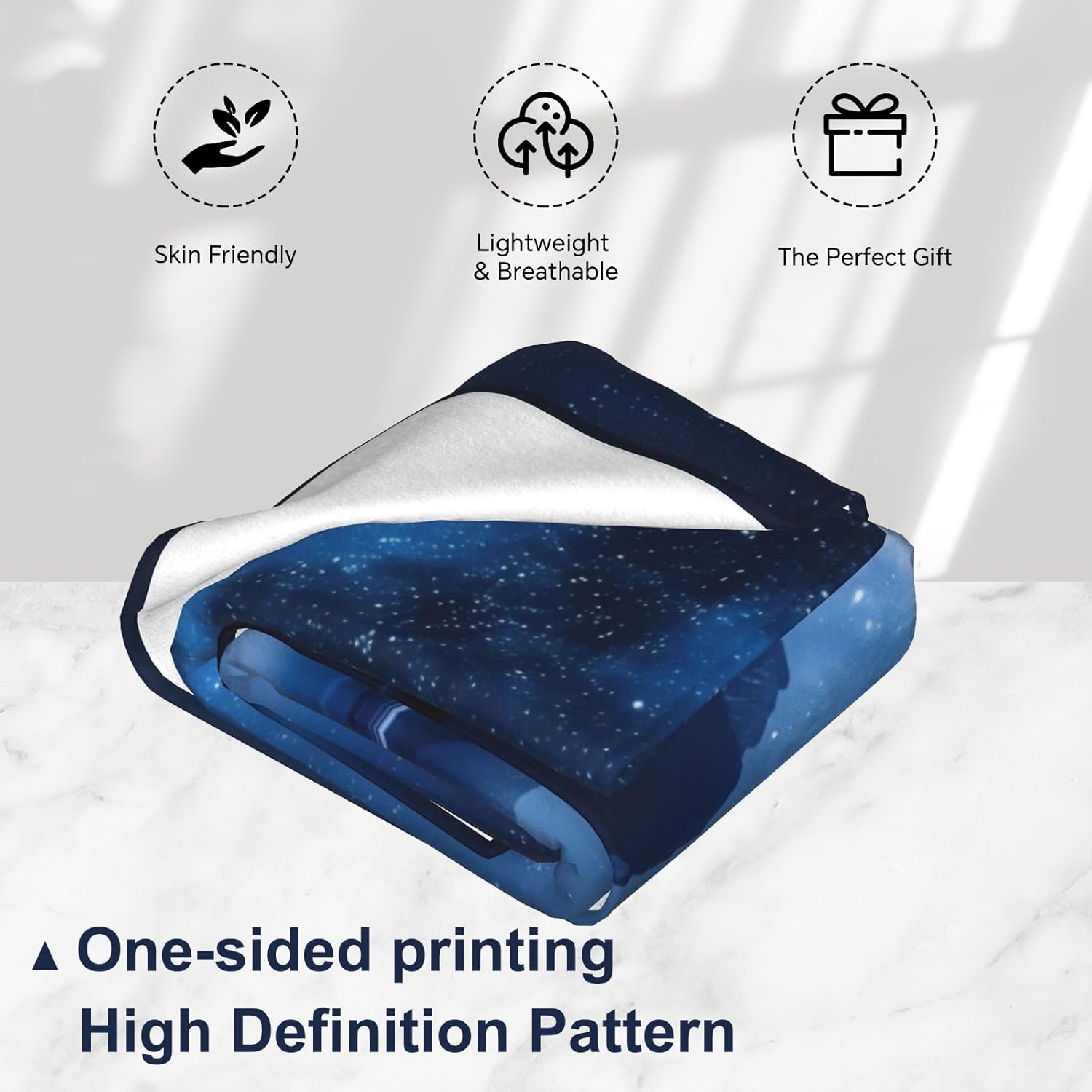 Vintage Floral Flannel Blanket,Elegant Dark Botanical Throw with Purple Peony and Textured Black Background,Lightweight Fleece Blankets for Adults,Couch,Cabin,Bed,Camping Decor Gifts,60x50in - Image 4