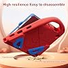 Funda para niños para Samsung Galaxy Tab A11+ 2025 / A9+ 2023 11", Cubierta a prueba de golpes con Protector de Pantalla Integrado y Soporte para Galaxy Tab A11 Plus / A9 Plus 11 Pulgadas (Rojo+Azul) 7