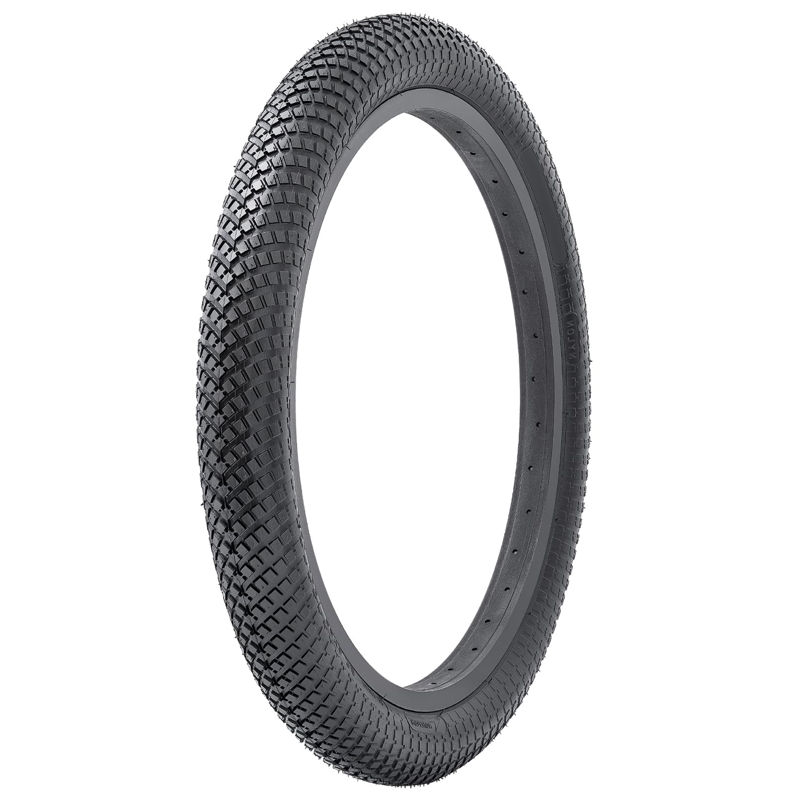 YUNSCM 2 neumáticos de bicicleta de 20 pulgadas de 20 x 2.35/60-406 y 20 pulgadas, válvula Schrader con 2 tiras de llanta compatibles con neumáticos y tubos de bicicleta de carretera de 20 x 2.30