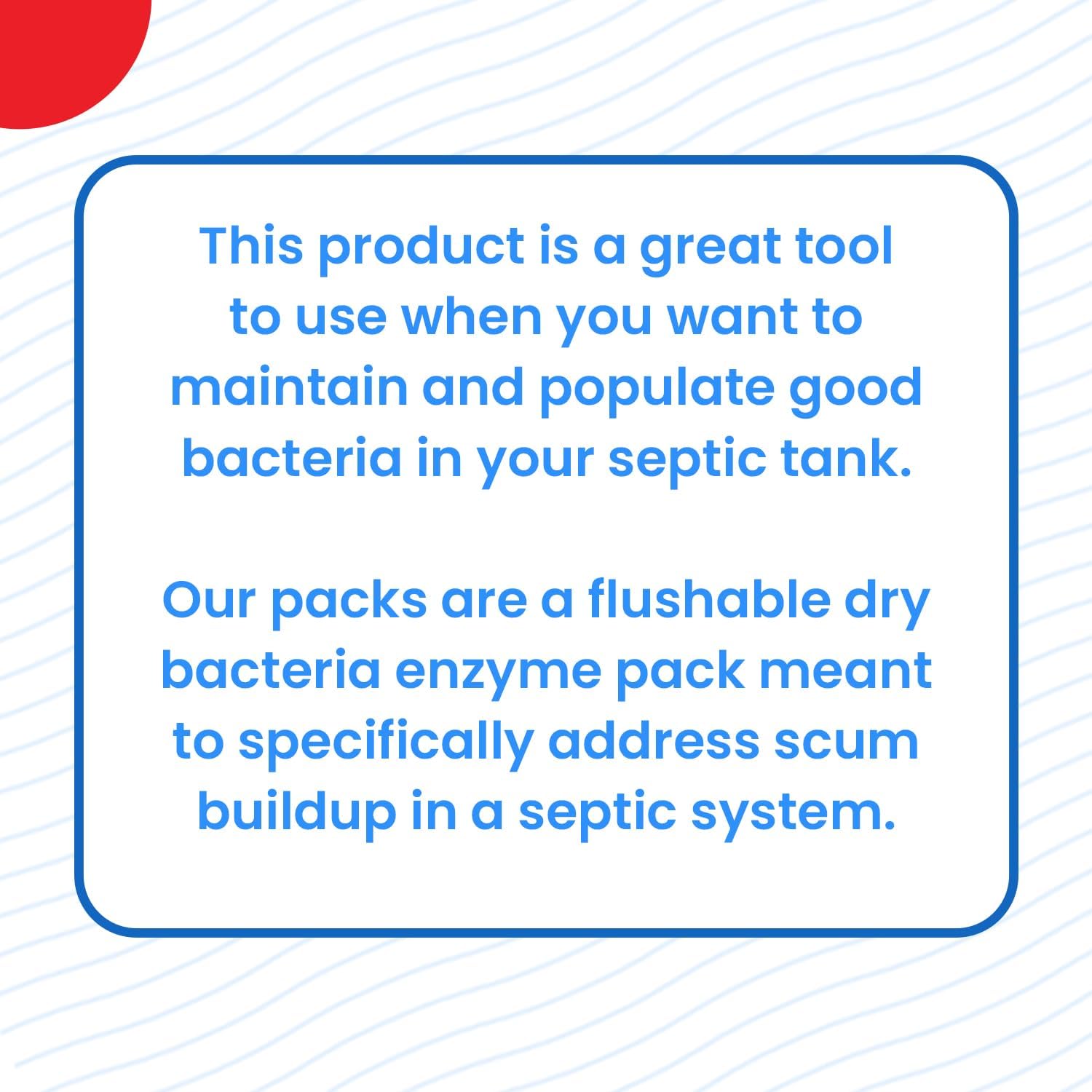 Septic Tank Treatment Enzyme Pods, Made in USA - 1 Year Supply