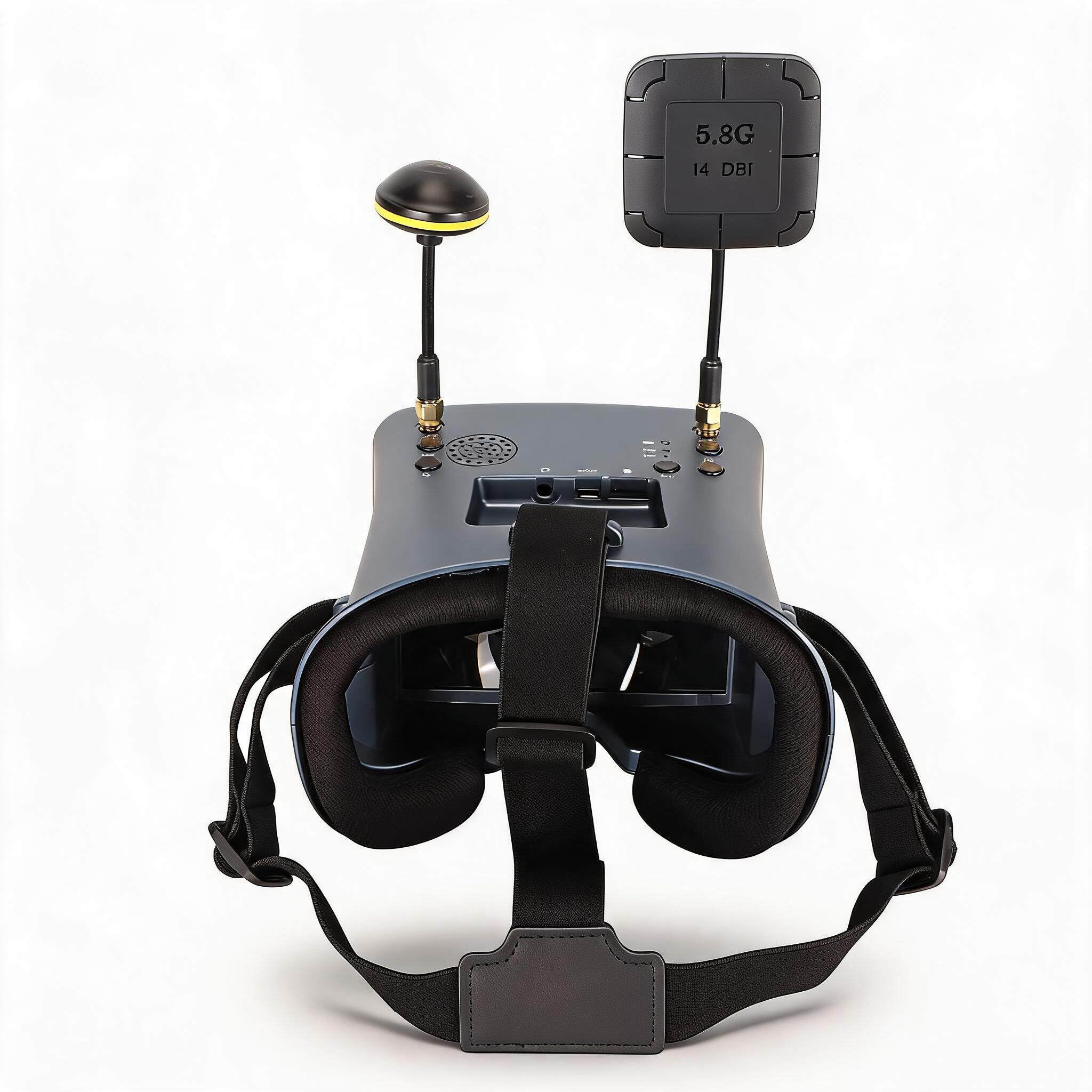 -Brille, Videobrille, 5,8 G RC-Flugzeuge, -Quadcopter-Drohnenbrille, DVR, 4,3-Zoll-Bildschirm, 800 X 480 Display, 16:9 Display, -Video-Displaybrille mit 3,7 V, 2000