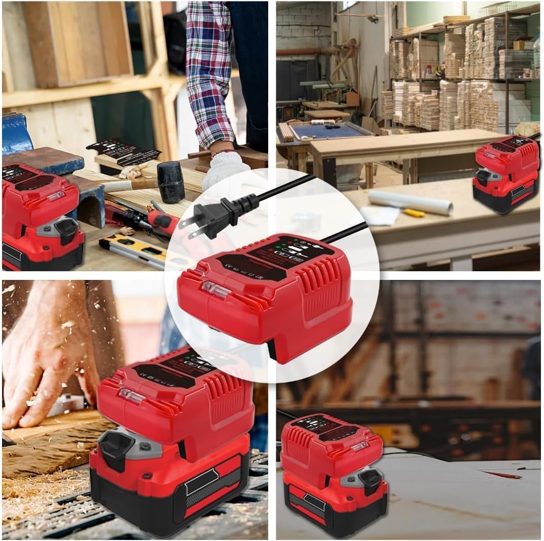 for Craftsman 20V Battery Charger, Compact Charger Replacement for Craftsman Charger 2OV (Only Charge for 20V) - Image 6