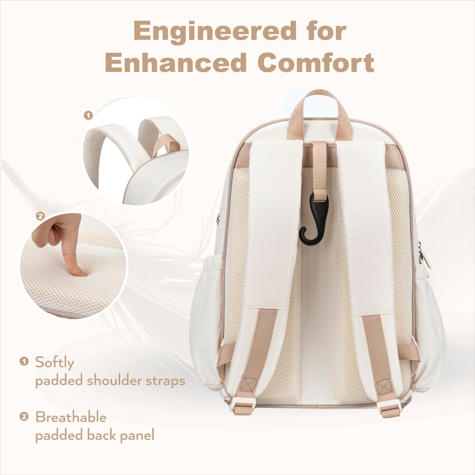 Waterproof Pickleball Bag with Shoe Compartment, 30L Capacity, 11 Pockets Unisex Pickleball Tote Backpack - Shoe Compartment & Wat main image 2