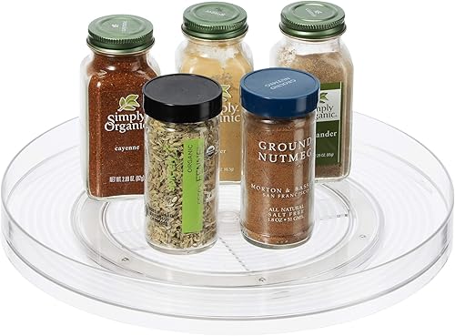 OGGI Organizador Lazy Susan de 11 pulgadas para cocina, despensa, organización y almacenamiento. Ideal como estante giratorio para especias y