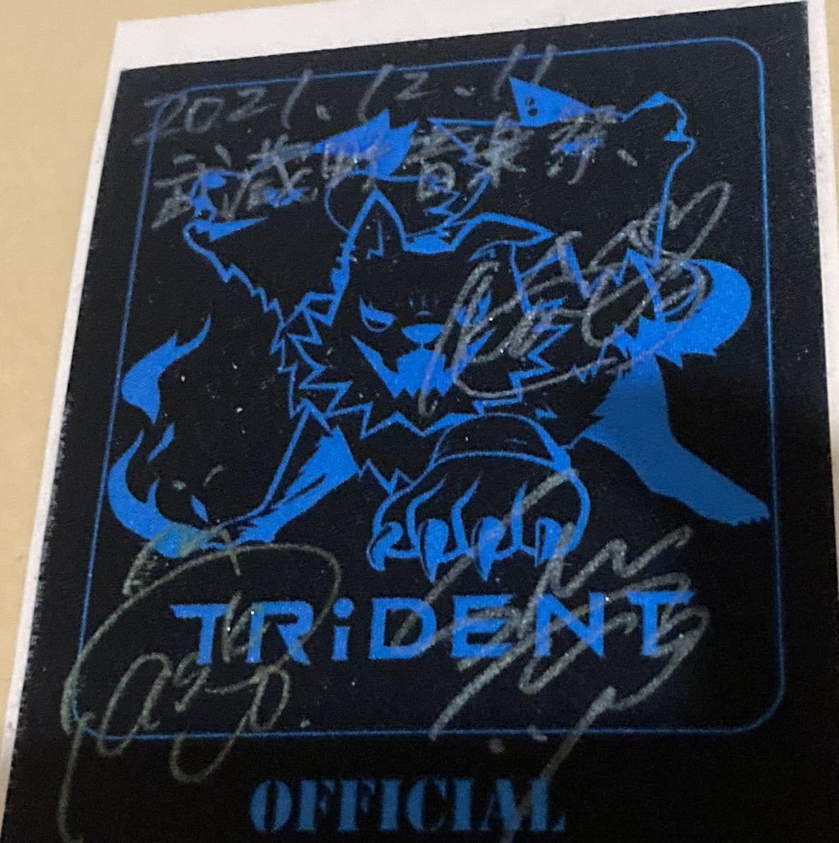 TRiDENT〘ガールズロックバンド革命〙 サイン入りPASS Amazon.co.jp