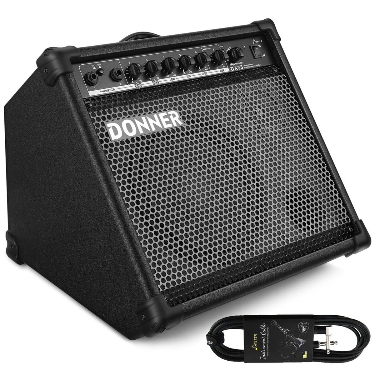 スピーカー 電子ドラム・キーボード用 アンプ Donner 35W スピーカー 電子ドラム用アンプ DDA-35 Donner 10%OFF】 数量限定特価 DA-35 鍵盤楽器