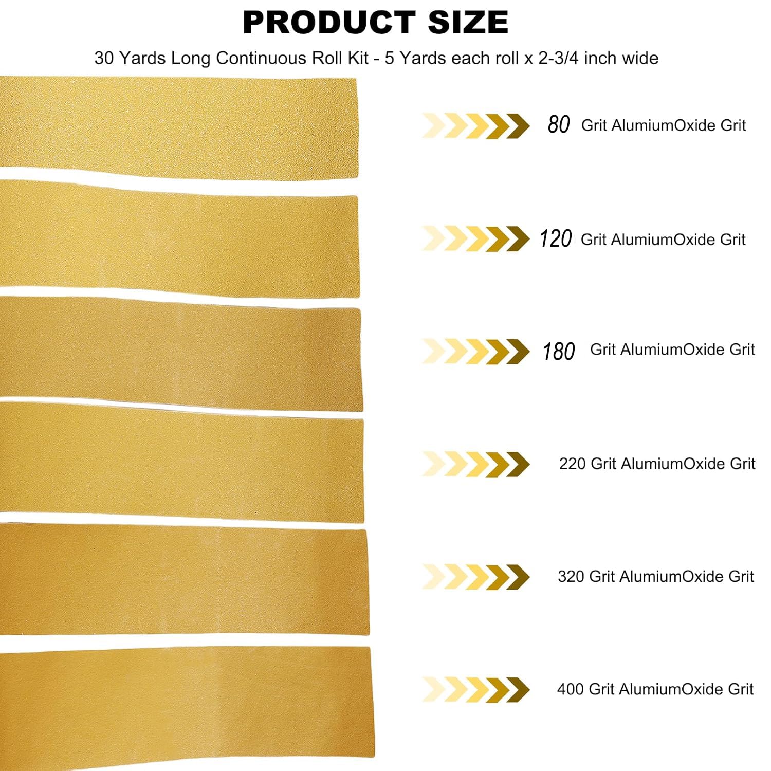30 Yard Sanding Sheet Roll Kit - Automotive & Woodworking -2