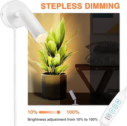 Miniatura 2 de Focos LED para interiores de 3 W con función de memoria, 3000 K4000 K5000 K, luces interiores 120 V regulables para interiores para foco de planta