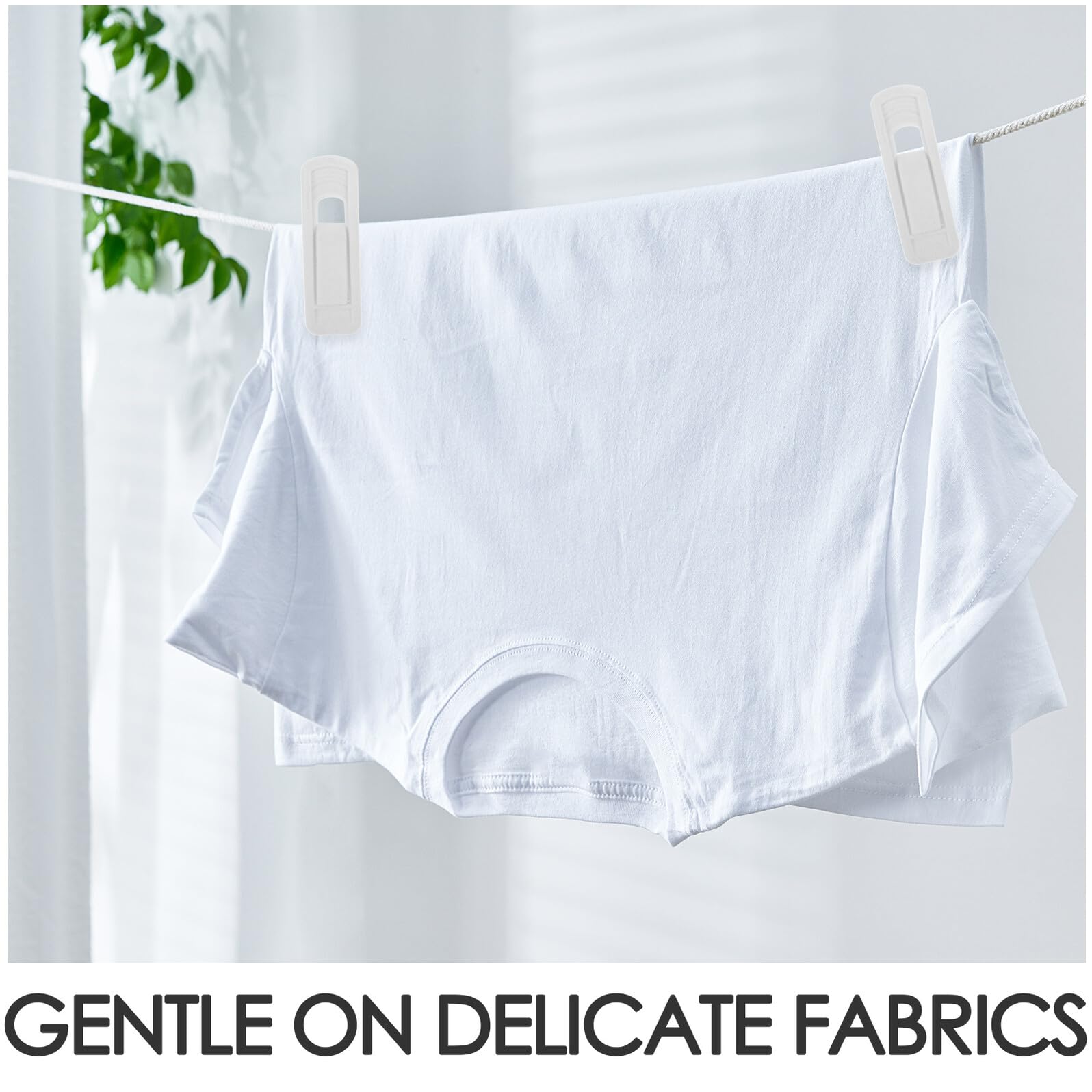 50 Piezas Clips para Ropa de Terciopelo Antideslizantes Resistentes al Viento Unidades Pinzas de Plástico para Pantalones y Faldas Uso Hogar y Exterior