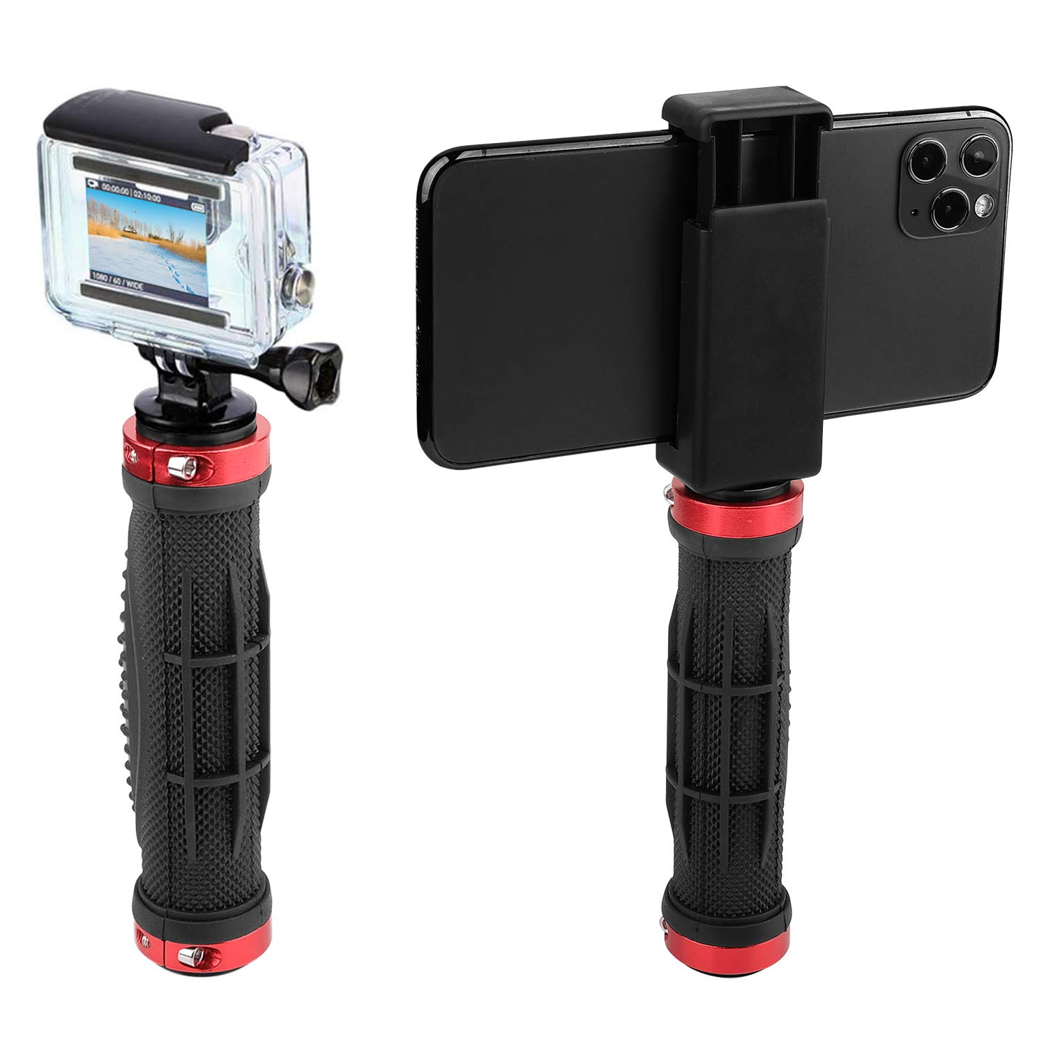 BGNing Camera Handle Grip Support Mount With 1/4'' Male Screw Camera Rubber Hand Grip Universal Handlegrip Camera Stabilizer For SLR Digital Video Camera Video LED Light - View #4