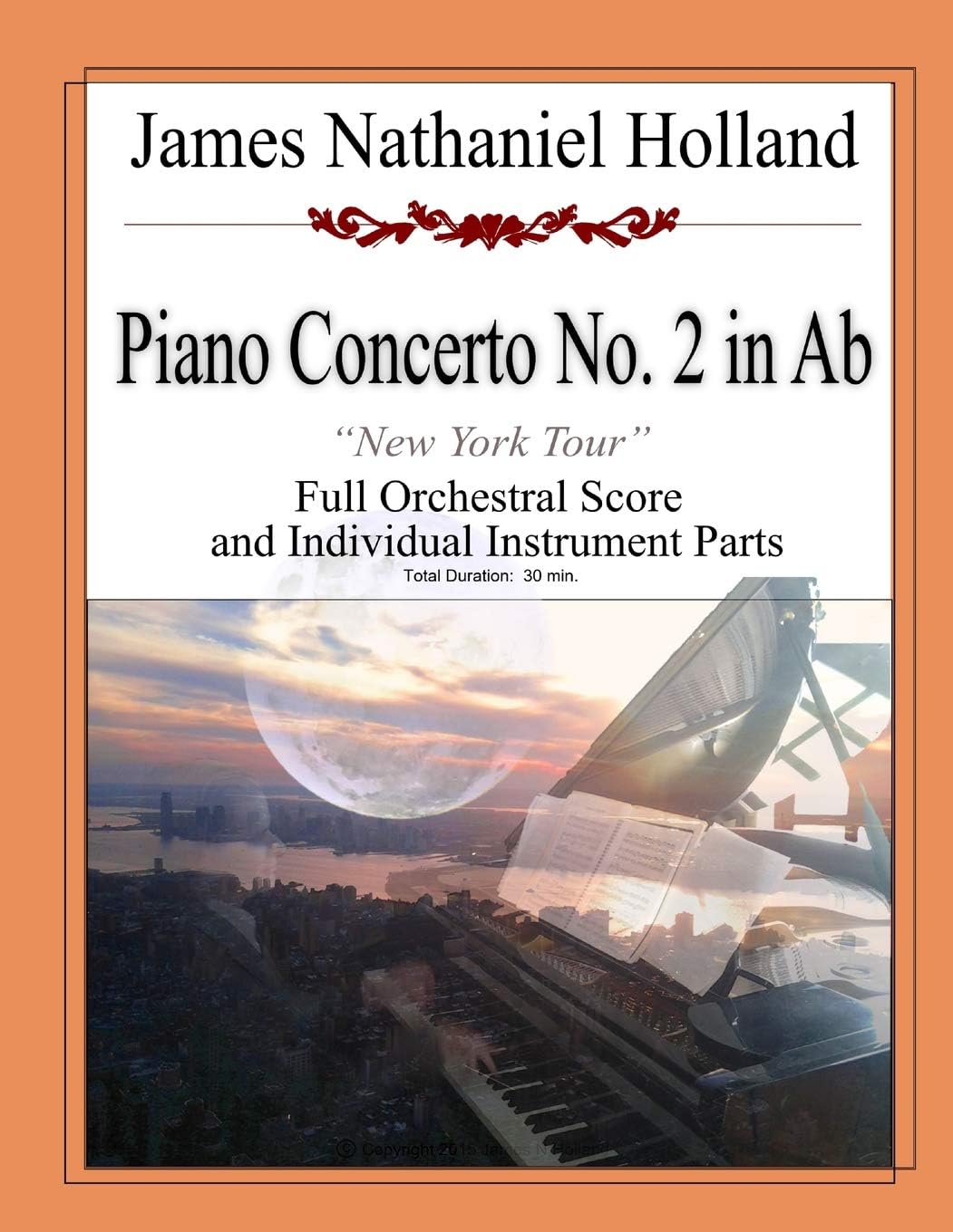 Piano Concerto in Ab: "New York Tour" Full Score and Individual Parts