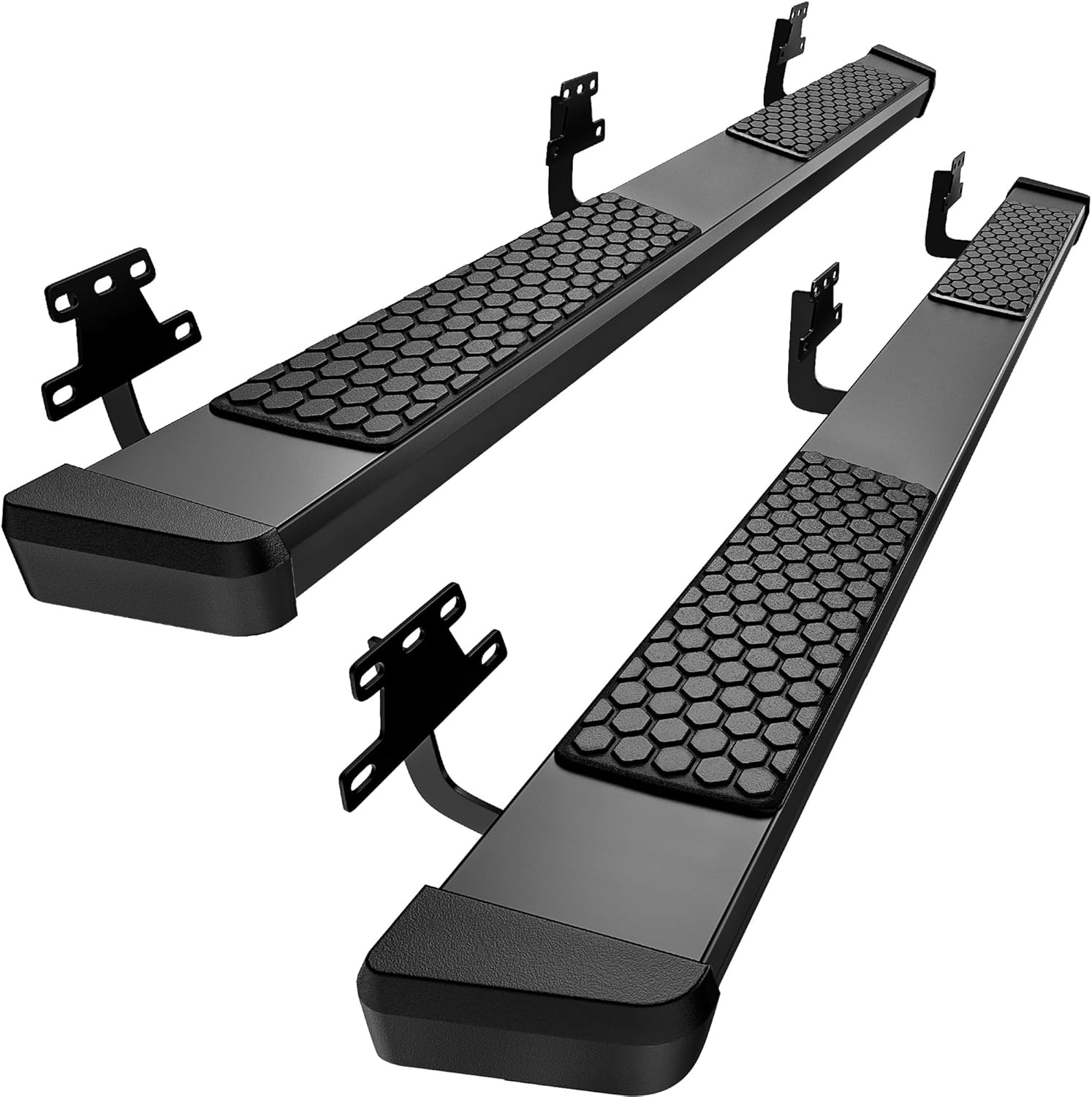 YITAMOTOR Crew Cab Running Boards Compatible with 2019-2026 RAM 1500, 6 inches Side Steps Black Step Bars Nerf Bar Rails