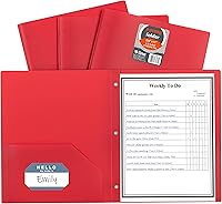 Vista 3 de Portafolios de poliéster pesado con dos compartimentos, de C-Line, Blanco