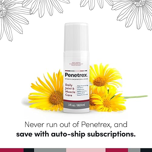 Miniatura 7 de Penetrex Terapia para Articulaciones y Músculos - Gel Calmante para Espalda, Cuello, Manos, Pies - Frotación Premium para Todo el Cuerpo con Árnica,