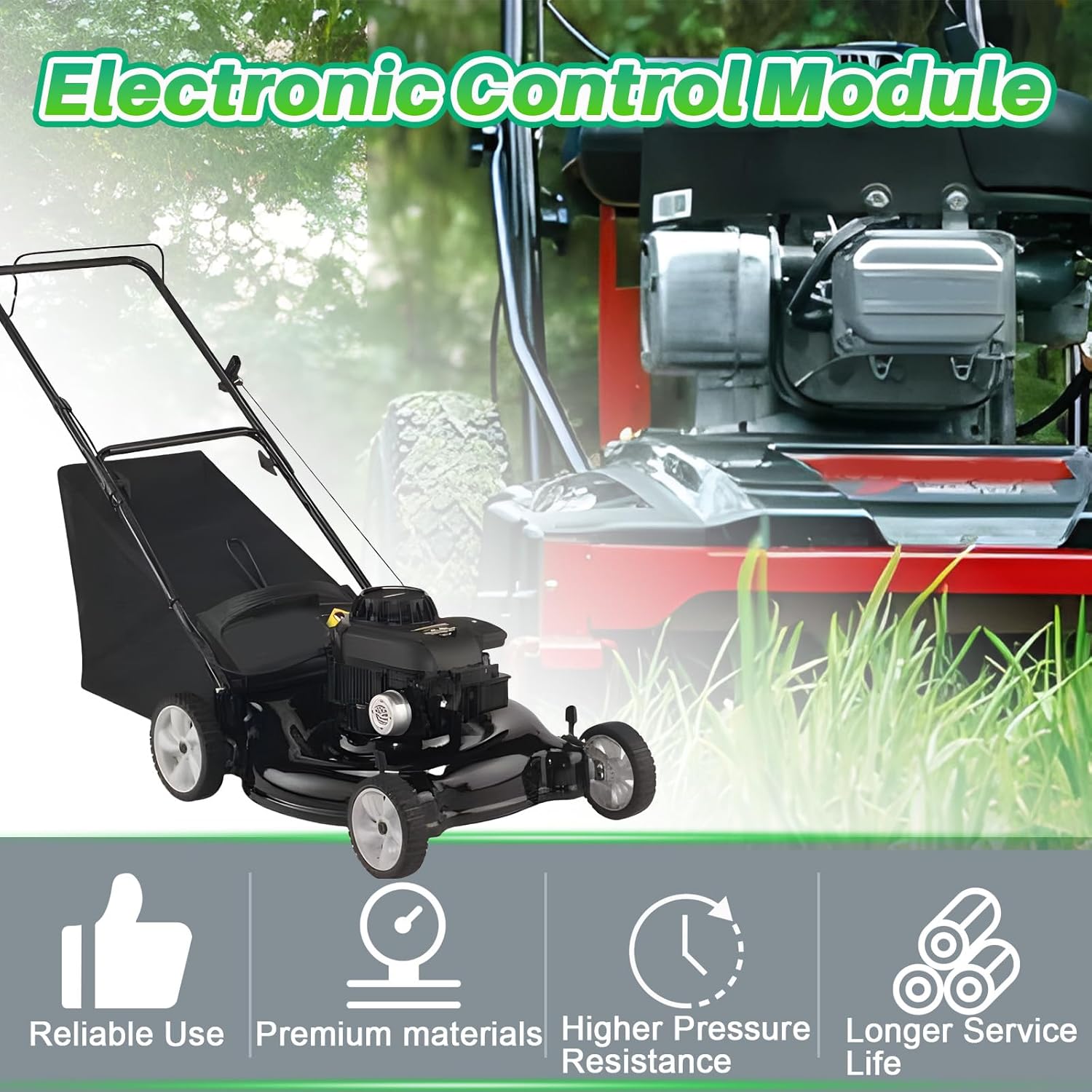 751P18209C Electronic Control Module Compatible with Cub Cadet AX90HUB AX90HUC 547cc Engine, for Troy-Bilt AX90HU AX90HUA AX90HUB AX90HUC 547cc Engine, for MTD Tractor Engines Replace 751-18209C