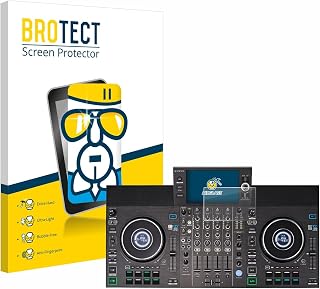 BROTECT Glass Screen Protector Film Compatible with Denon DJ SC Live 4 - Glass-Foil 9H Protection [Scratch Resistant, High Clarity]